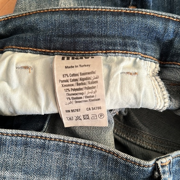 Mavi cuffed distressed jean shorts - Vanna size 27 - Picture 8 of 9